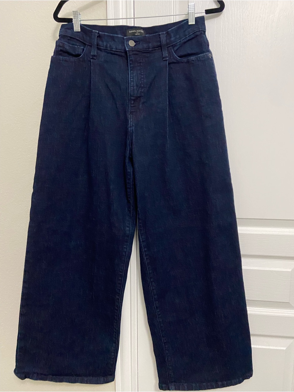 Banana Republic Wide-Leg Jeans in Dark Blue 29 waist